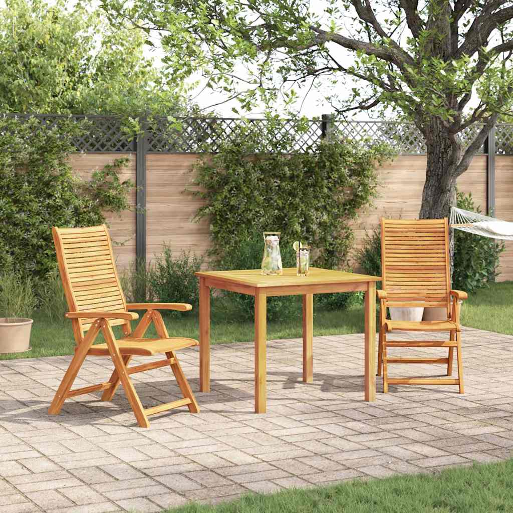 Garten Essgruppe 3 pcs Braun Massivholz Akazie