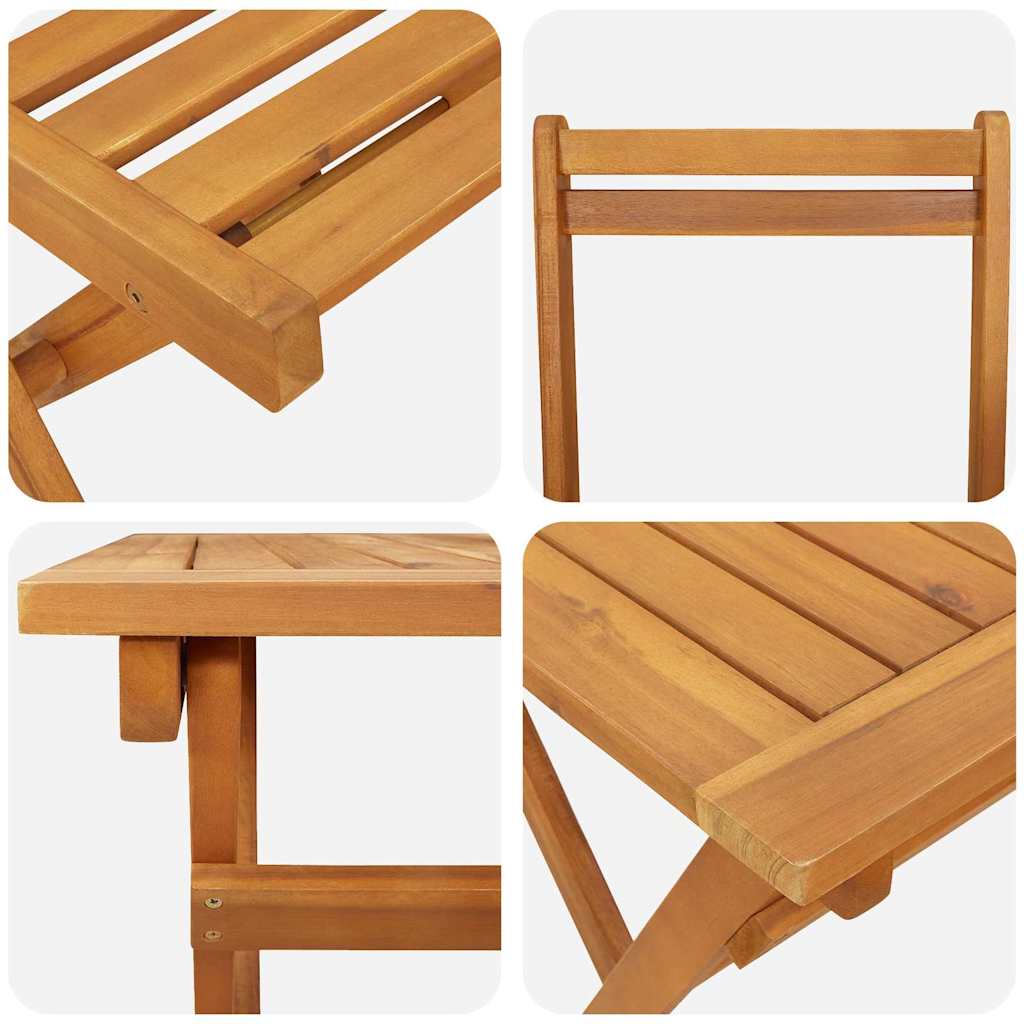 Garten Essgruppe 9 pcs Braun Massivholz Akazie