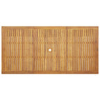 Garten Essgruppe 9 pcs Braun Massivholz Akazie