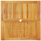 Garten Essgruppe 5 pcs Braun Massivholz Akazie