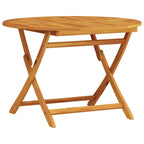 Garten Essgruppe 5 pcs Braun Massivholz Akazie