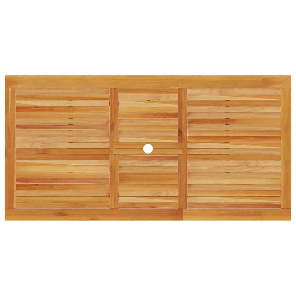Garten Essgruppe 7 pcs Braun Massivholz Akazie