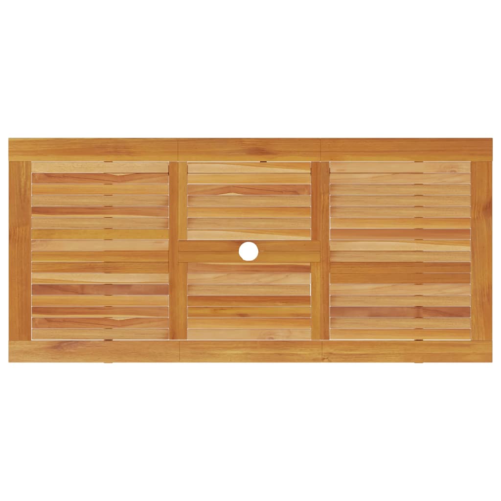 Garten Essgruppe 7 pcs Braun Massivholz Akazie