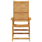 Garten Essgruppe 7 pcs Braun Massivholz Akazie