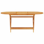 Garten Essgruppe 7 pcs Braun Massivholz Akazie