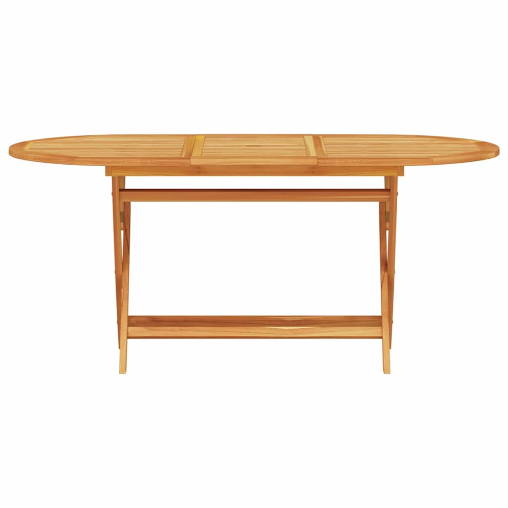 Garten Essgruppe 7 pcs Braun Massivholz Akazie