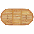 Garten Essgruppe 7 pcs Braun Massivholz Akazie