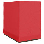 Doppelte Sonnenliege Rot 205 x 129 x 200 cm Poly-Rattan