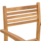 Stuhl 8 pcs Braun 56 x 55 x 90,5 cm Massivholz Teak
