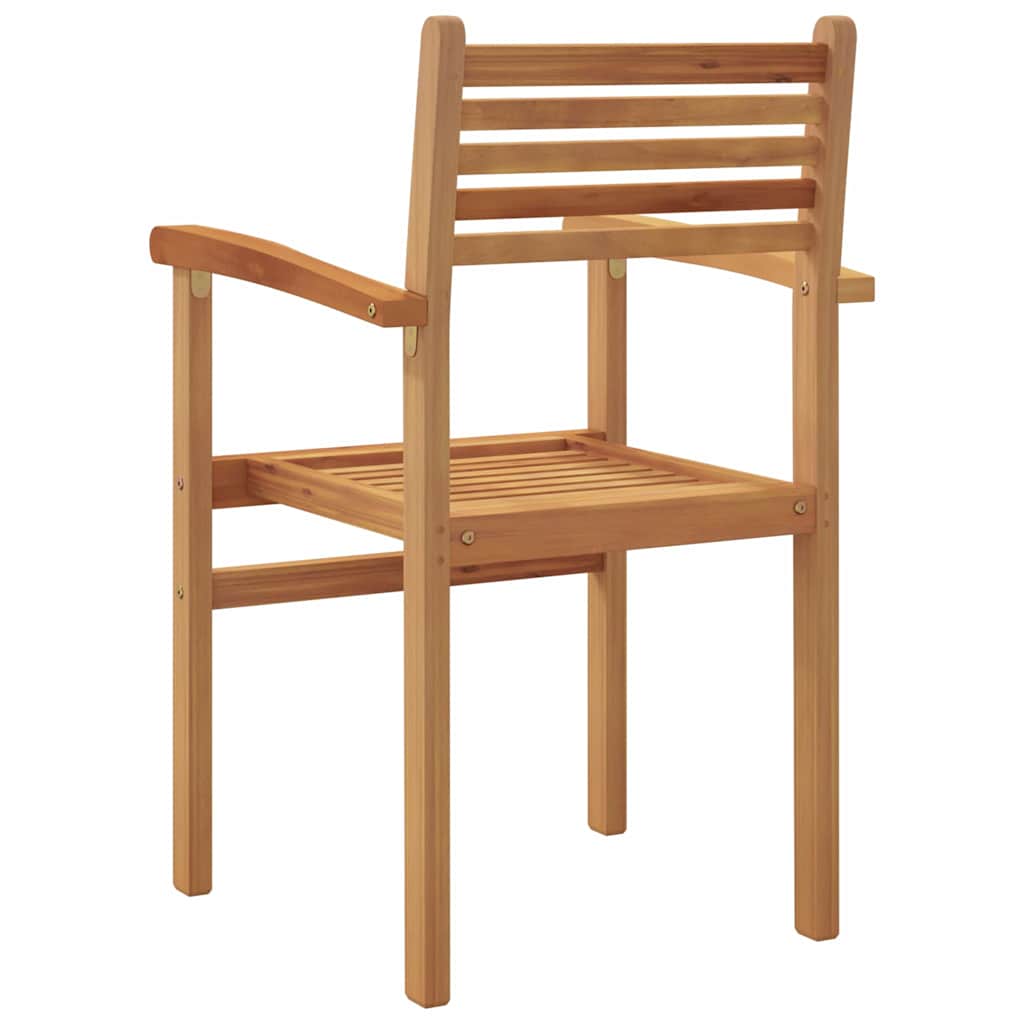 Stuhl 8 pcs Braun 56 x 55 x 90,5 cm Massivholz Teak
