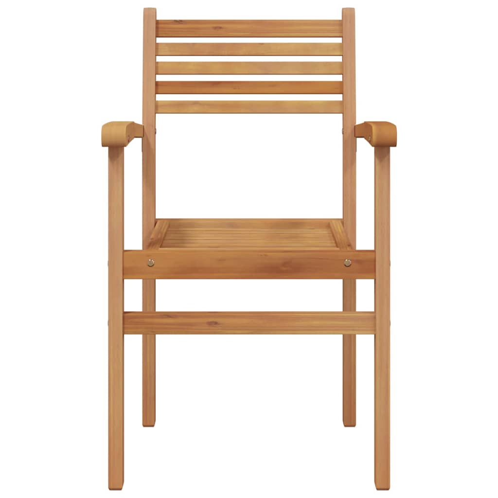 Stuhl 8 pcs Braun 56 x 55 x 90,5 cm Massivholz Teak
