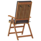 Gartenstuhl 8 pcs Braun und Grau 57 x 71,5 x 104 cm