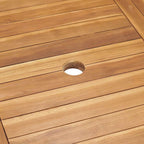 Garten Essgruppe 5 pcs Natur Massivholz Akazie