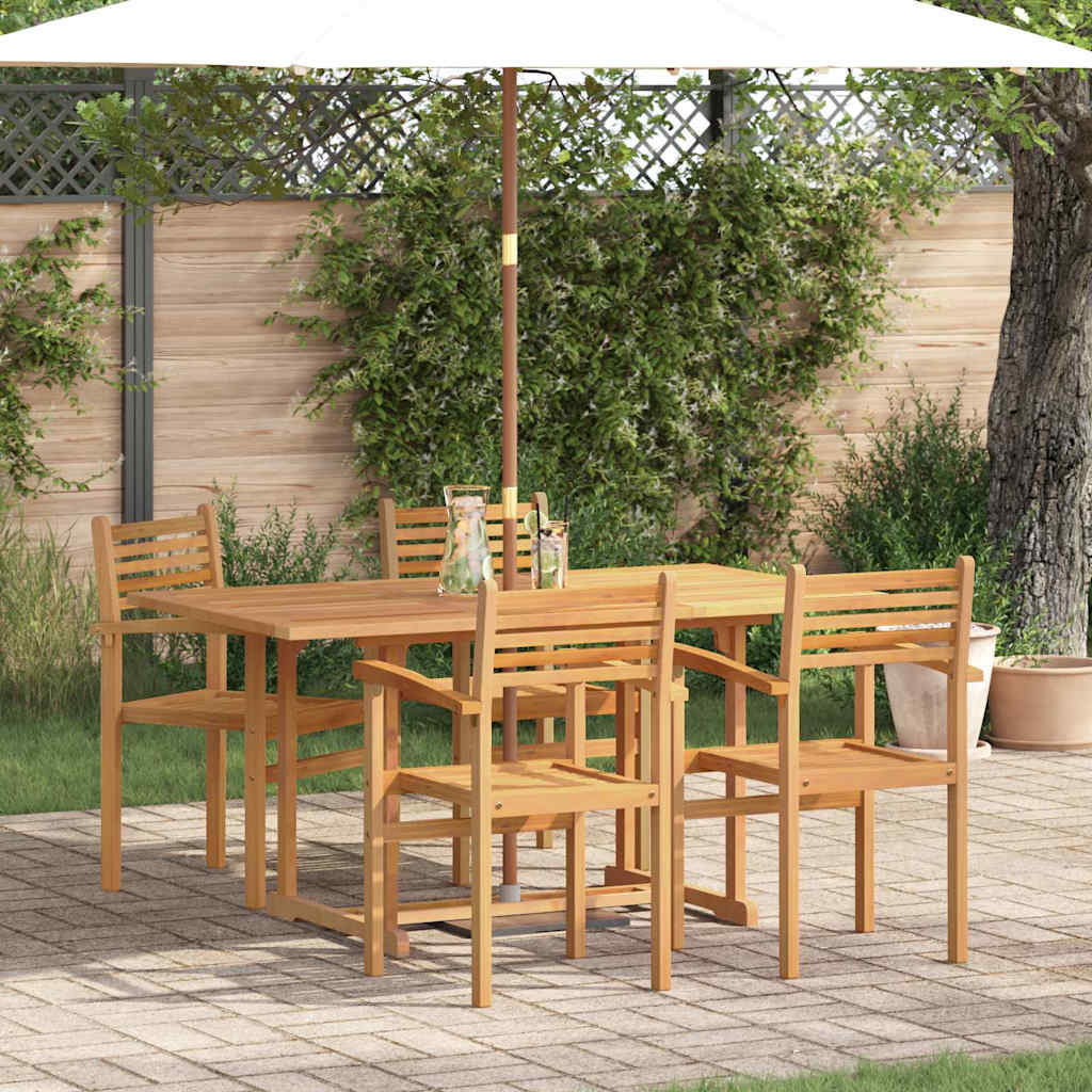 Garten Essgruppe 5 pcs Natur Massivholz Akazie