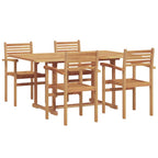 Garten Essgruppe 5 pcs Natur Massivholz Akazie