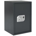 Digitaler Safe mit Schloss Dunkelgrau 35 x 31 x 50 cm Stahl