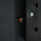 Digitaler Safe mit Schloss Dunkelgrau 42 x 37 x 20 cm Stahl
