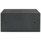 Digitaler Safe mit Schloss Dunkelgrau 42 x 37 x 20 cm Stahl