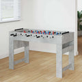 Tischfußballtisch Betongrau 125 x 60,5 x 80 cm Holzwerkstoff