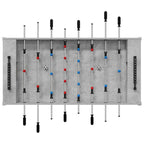 Tischfußballtisch Betongrau 125 x 60,5 x 80 cm Holzwerkstoff