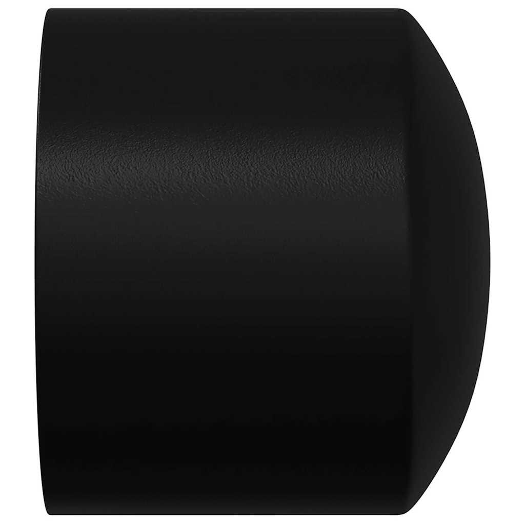 Tischfußball Tisch Endkappen 10 pcs Schwarz 1,9 x 1,9 x 1,6 cm