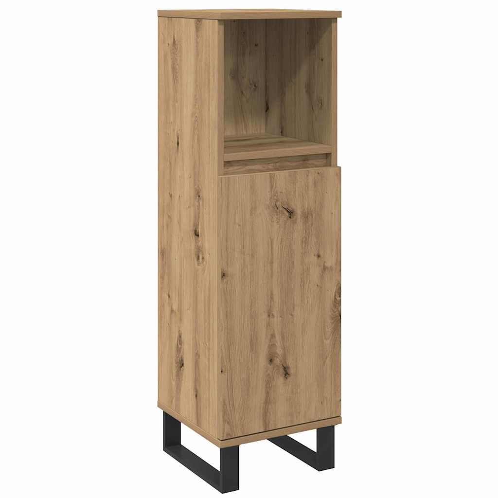 Badezimmermöbel Set mit Speicher 3 pcs Braun Holzwerkstoff