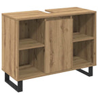 Badezimmermöbel Set mit Speicher 3 pcs Braun Holzwerkstoff