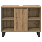 Badezimmermöbel Set mit Speicher 3 pcs Braun Holzwerkstoff
