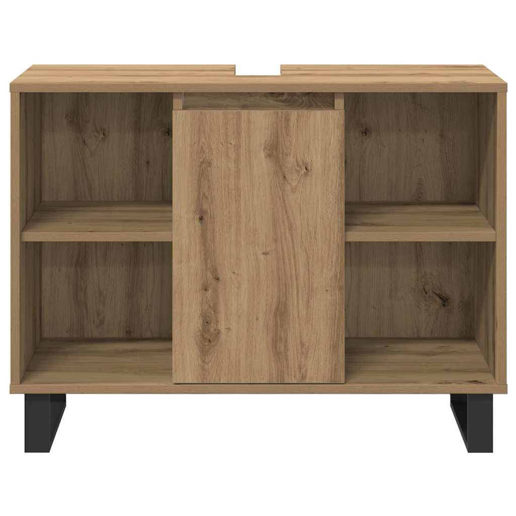 Badezimmermöbel Set mit Speicher 3 pcs Braun Holzwerkstoff