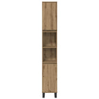 Badezimmermöbel Set mit Speicher 3 pcs Braun Holzwerkstoff