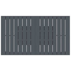Garten Essgruppe 9 pcs Anthrazit Poly-Rattan