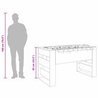 Tischfußballtisch Altholz 146,5 x 74 x 85 cm Holzwerkstoff