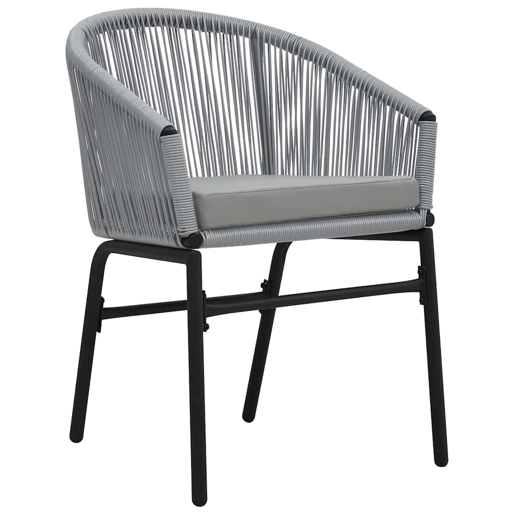 Garten Essgruppe 5 pcs Anthrazit Pulverbeschichteter Stahl