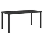 Garten Essgruppe 7 pcs Braun Pulverbeschichteter Stahl
