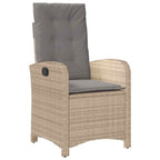 Garten Essgruppe mit Kissen 5 pcs Beige Poly-Rattan