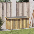Gartenlagerbox mit Speicher Natur 119 x 44 x 58,5 cm