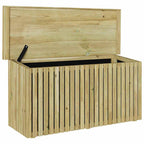 Gartenlagerbox mit Speicher Natur 119 x 44 x 58,5 cm