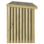 Gartenlagerbox mit Speicher Natur 119 x 44 x 58,5 cm