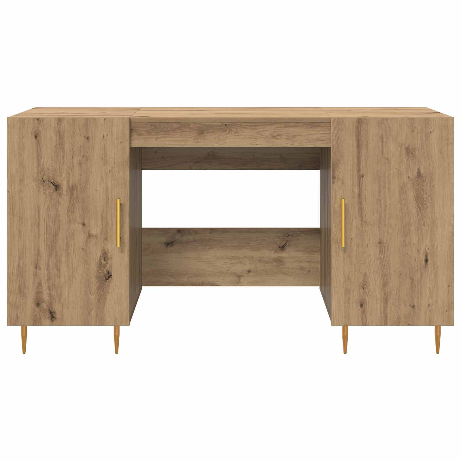 Schreibtisch Artisan-Eiche 140 x 50 x 75 cm Holzwerkstoff