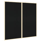 Info-Tafel Schwarz 100 x 100 x 1,4 cm Massivholz Kiefer