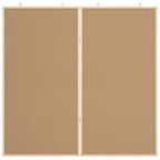 Info-Tafel Schwarz 100 x 100 x 1,4 cm Massivholz Kiefer