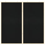 Info-Tafel Schwarz 100 x 100 x 1,4 cm Massivholz Kiefer