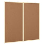 Info-Tafel Braun 80 x 80 x 1,4 cm Massivholz Kiefer