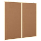 Info-Tafel Braun 100 x 100 x 1,4 cm Massivholz Kiefer