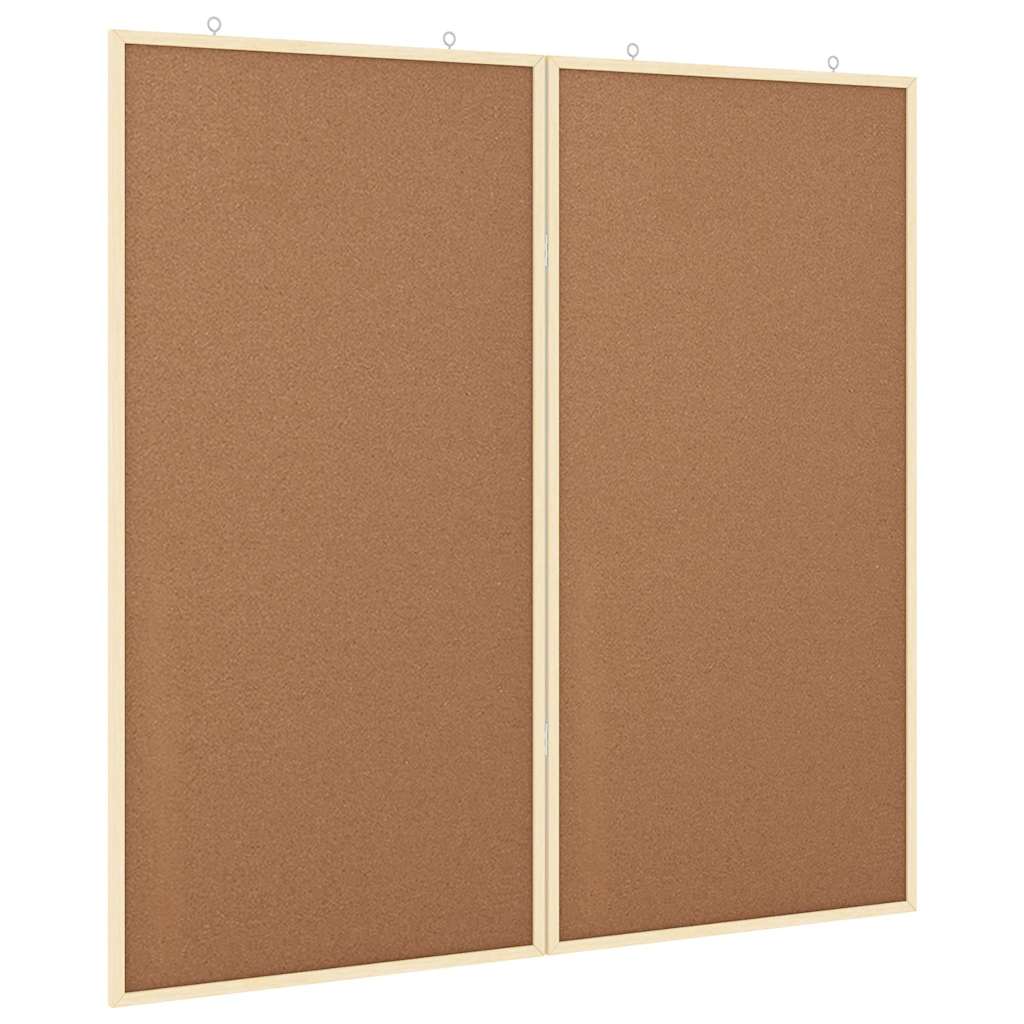 Info-Tafel Braun 100 x 100 x 1,4 cm Massivholz Kiefer