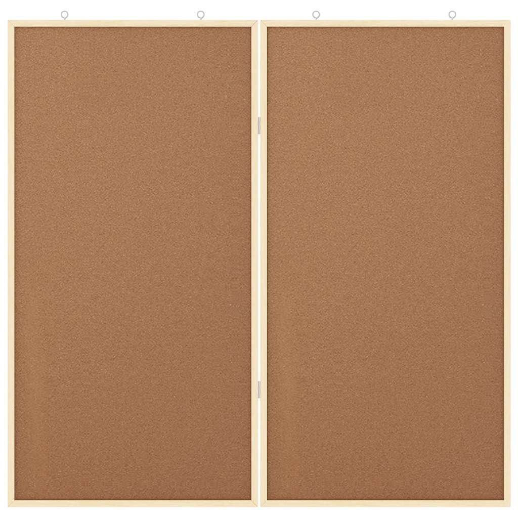 Info-Tafel Braun 100 x 100 x 1,4 cm Massivholz Kiefer