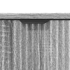 Badezimmermöbel-Set 2 pcs Graues Sonoma Sperrholz und Metall