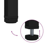 Badezimmermöbel-Set 2 pcs Graues Sonoma Sperrholz und Metall