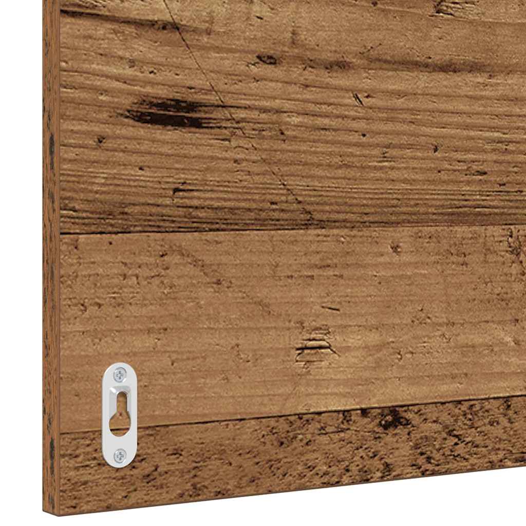 Badezimmermöbel-Set mit Schubladen 3 pcs Altholz Holzwerkstoff