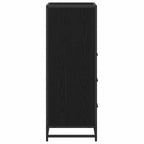 Badezimmermöbel-Set Schwarz Eichen-Optik 35 x 37,5 x 100 cm